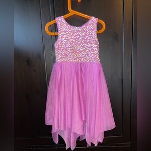 Girl's Purple Cat & Jack Easter Spring Dress Size 4/5 XS